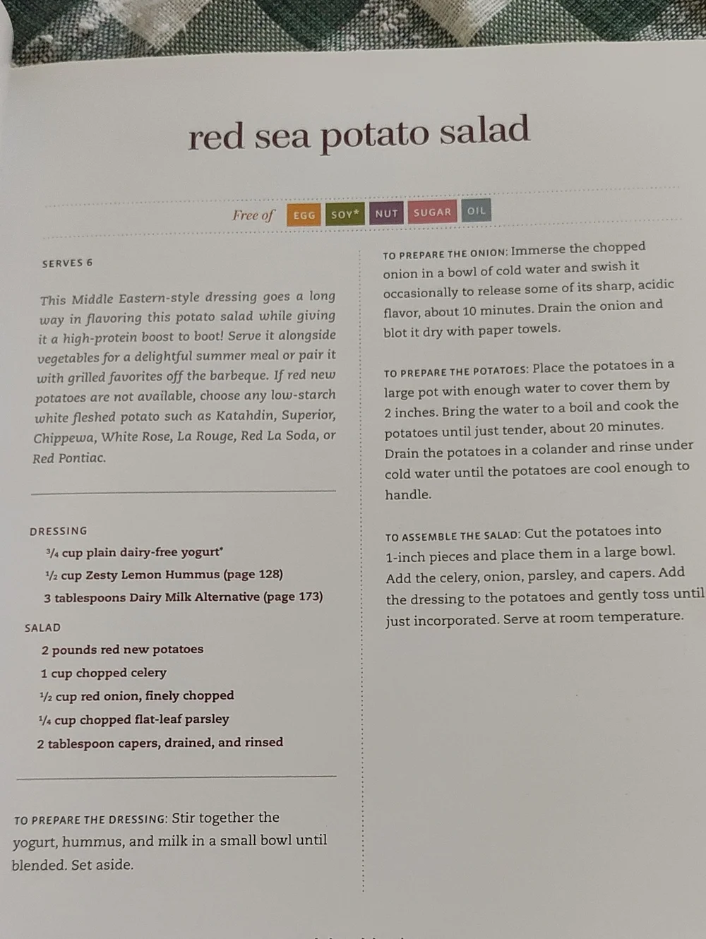 COOKBOOK: THE DAIRY FREE AND GLUTEN FREE